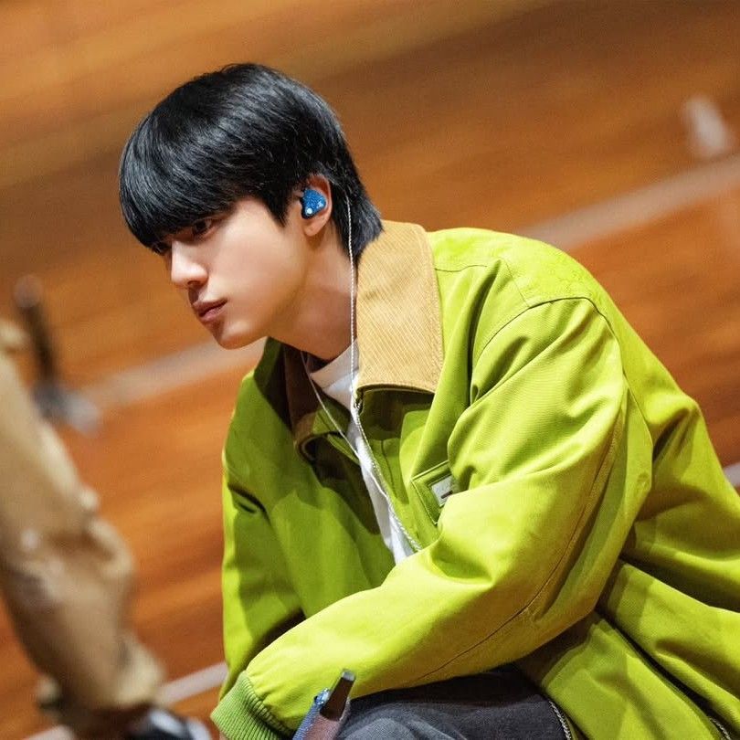 A moment captured by Jin (BTS)'s fan