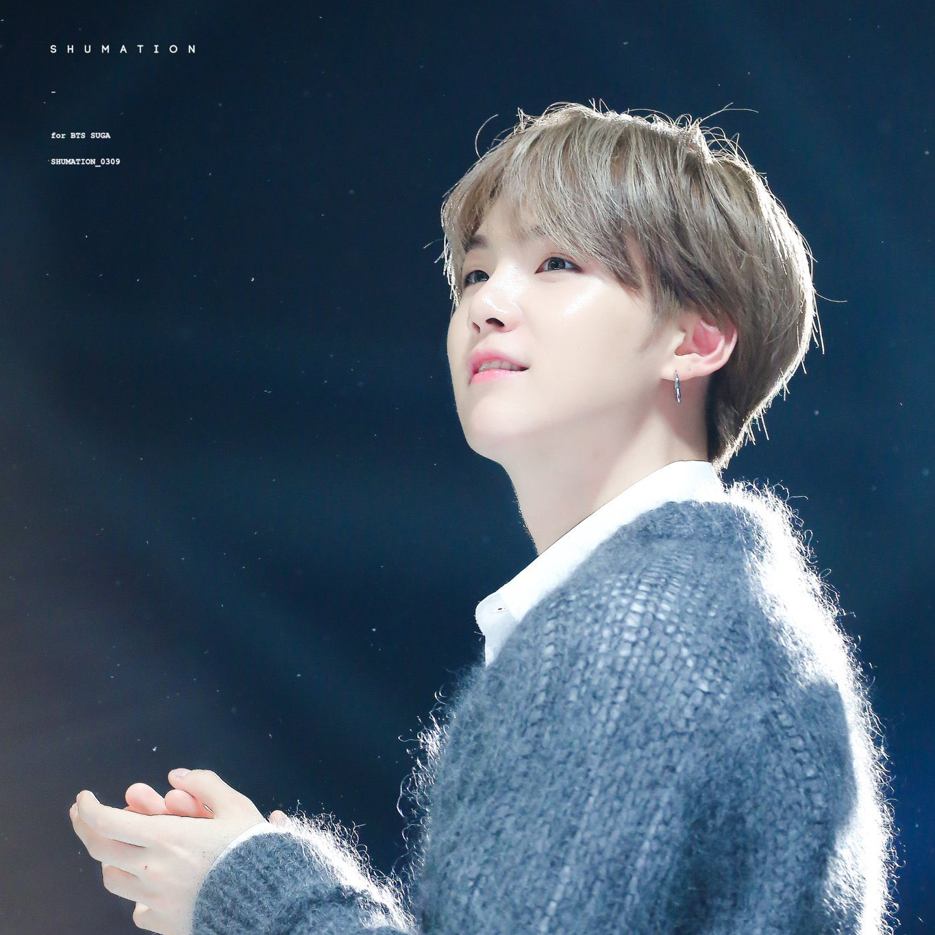 A moment captured by SUGA (BTS)'s fan