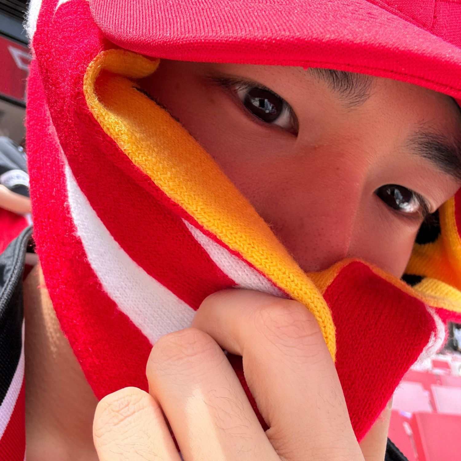A moment captured by Choi Byungchan's fan