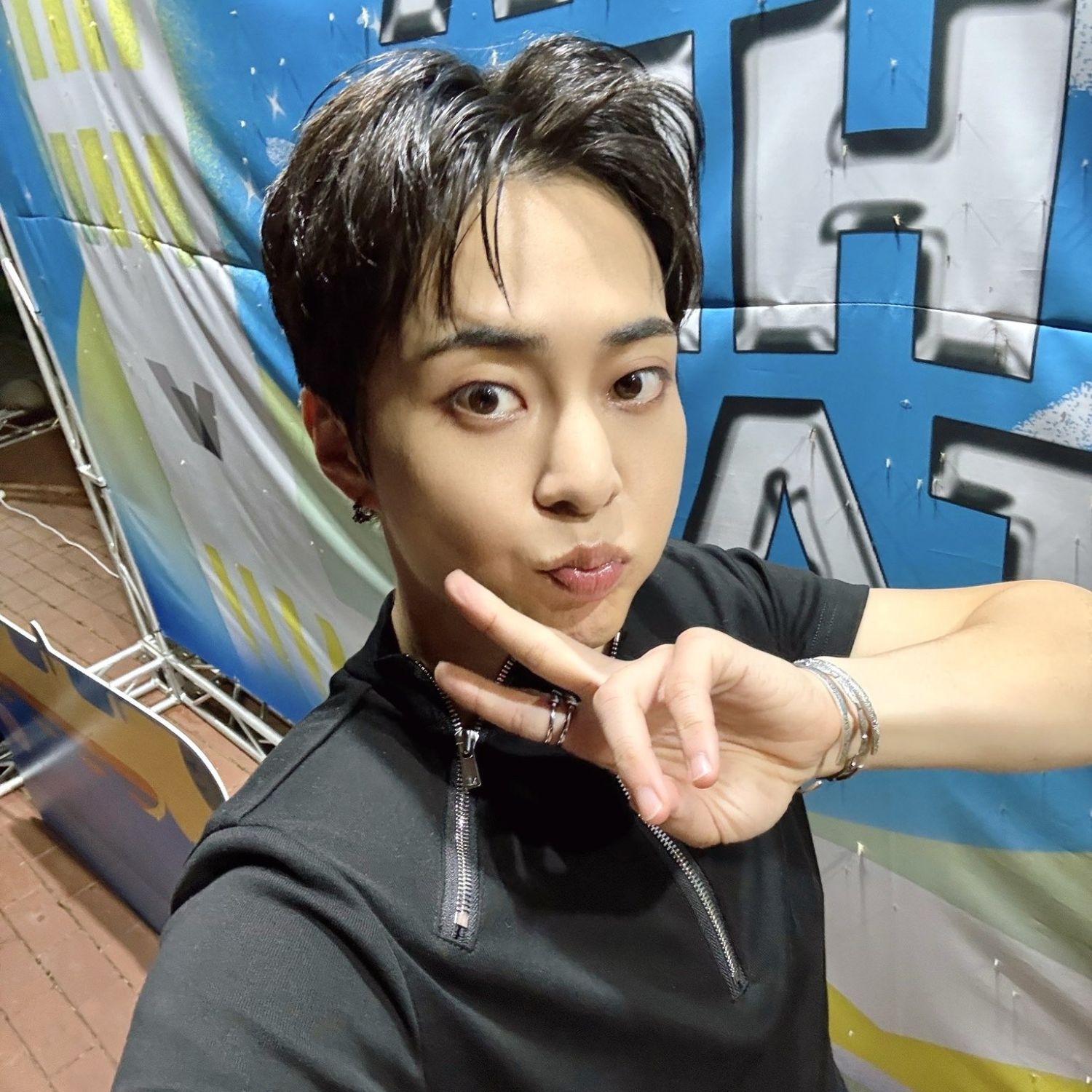 Recent activity shot of Xiumin (EXO)
