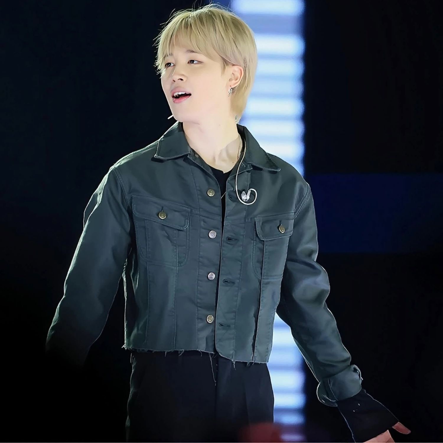 Recent activity shot of Jimin (BTS)