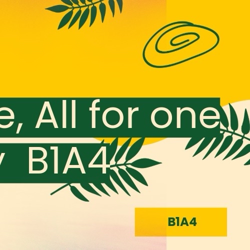 A moment captured by B1A4's fan