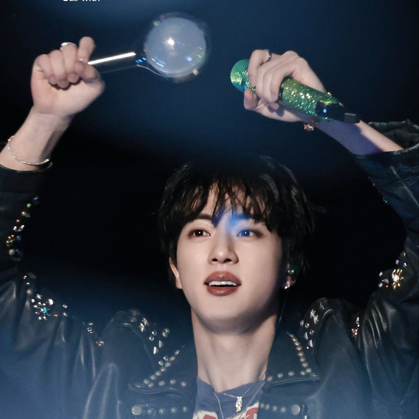 Recent activity shot of Jin (BTS)