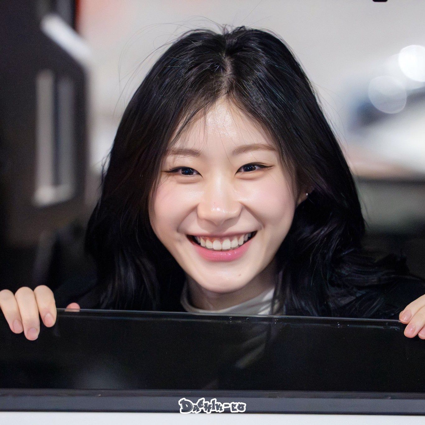 A moment captured by Chaeryeong (ITZY)'s fan