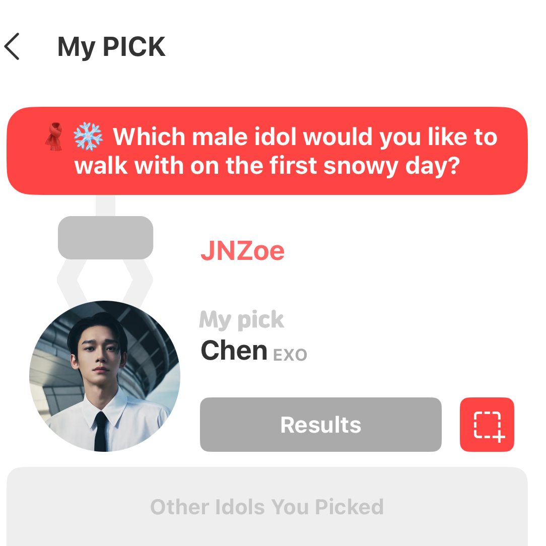 Behind-the-scenes cut of Chen (EXO)