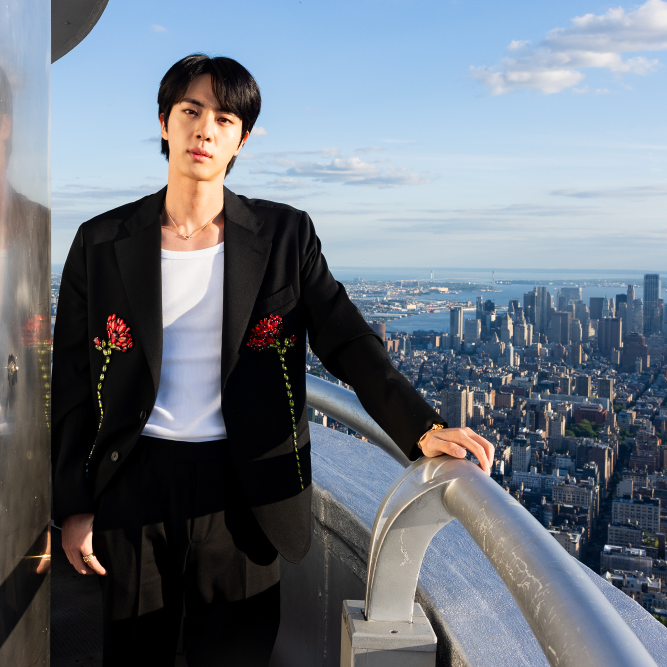 A moment captured by Jin (BTS)'s fan