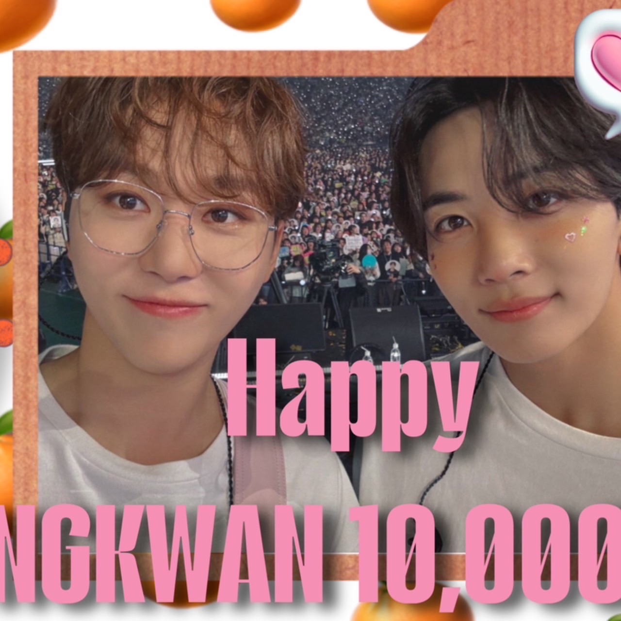 A moment captured by Jeonghan (SEVENTEEN)'s fan