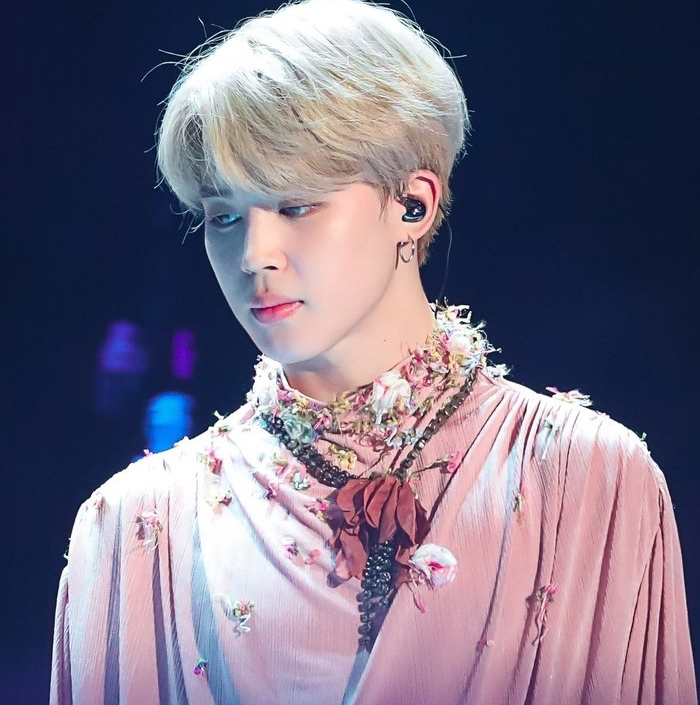 Recent activity shot of Jimin (BTS)