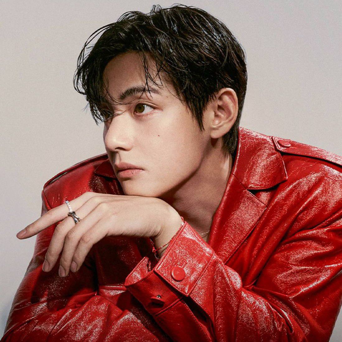 V (防彈少年團)粉絲拍下的瞬間