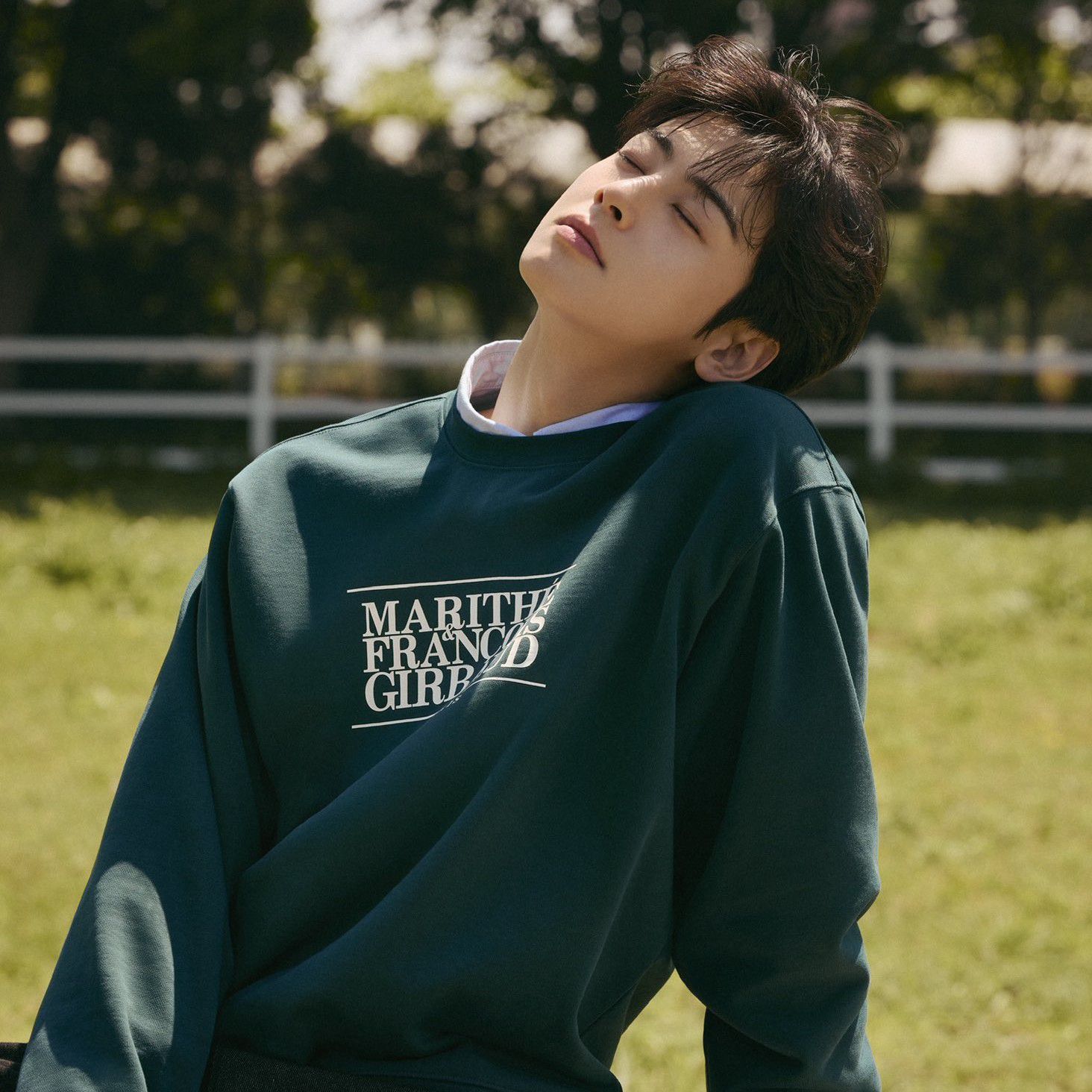 Recent activity shot of Eunwoo (ASTRO)