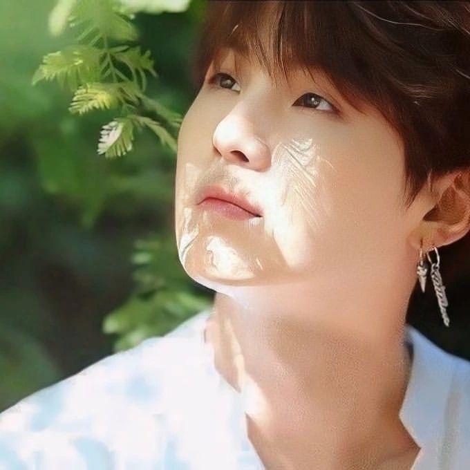 Recent activity shot of SUGA (BTS)