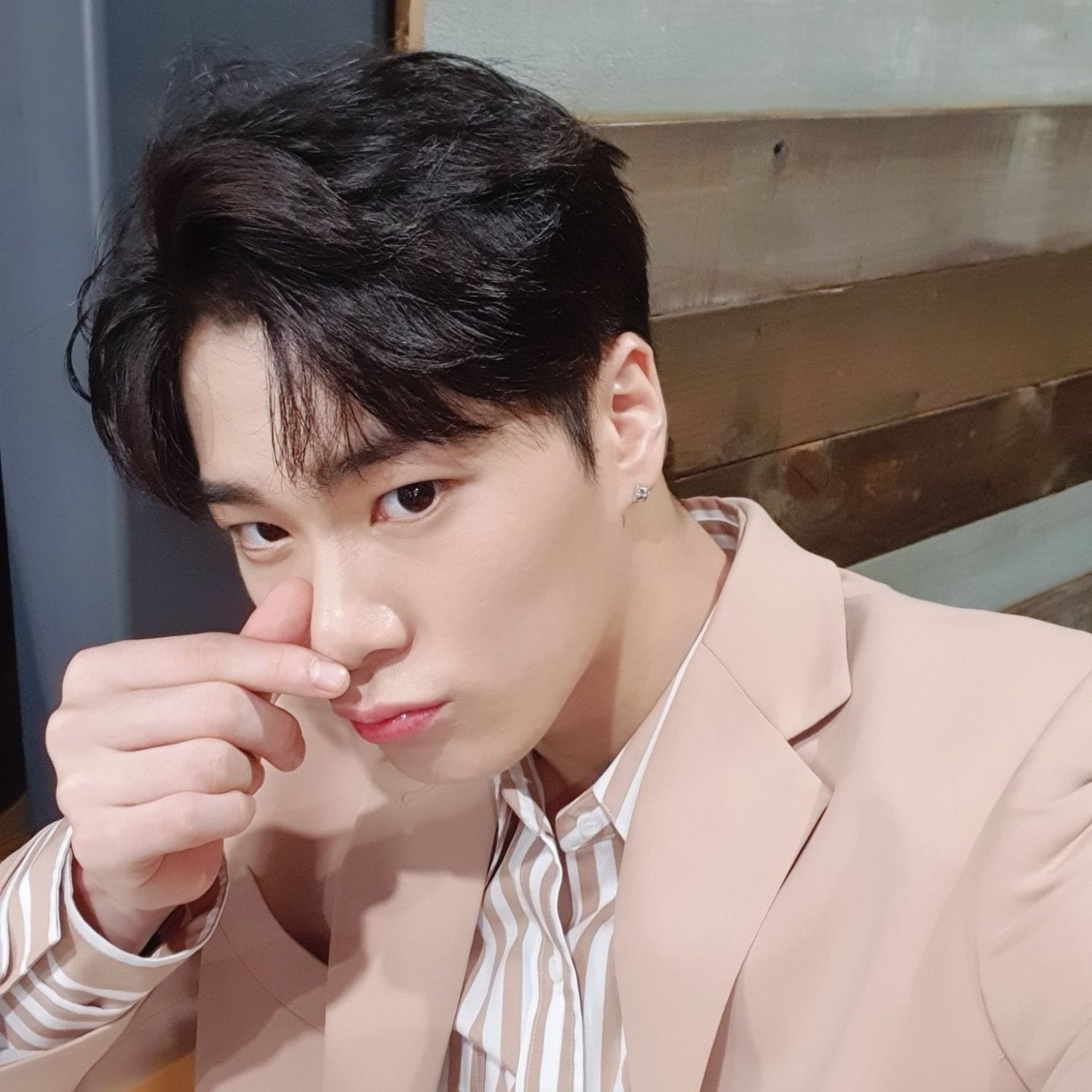 A moment captured by Moonbin (ASTRO)'s fan