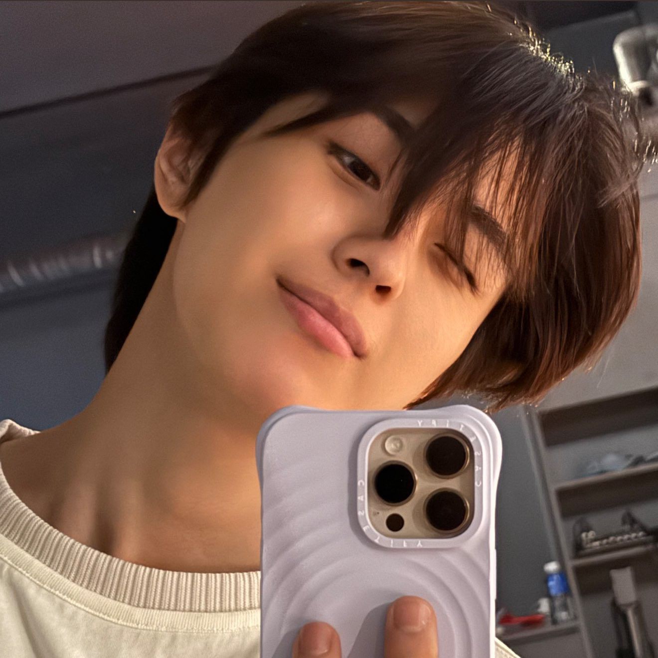 Recent activity shot of Yonghee (CIX)