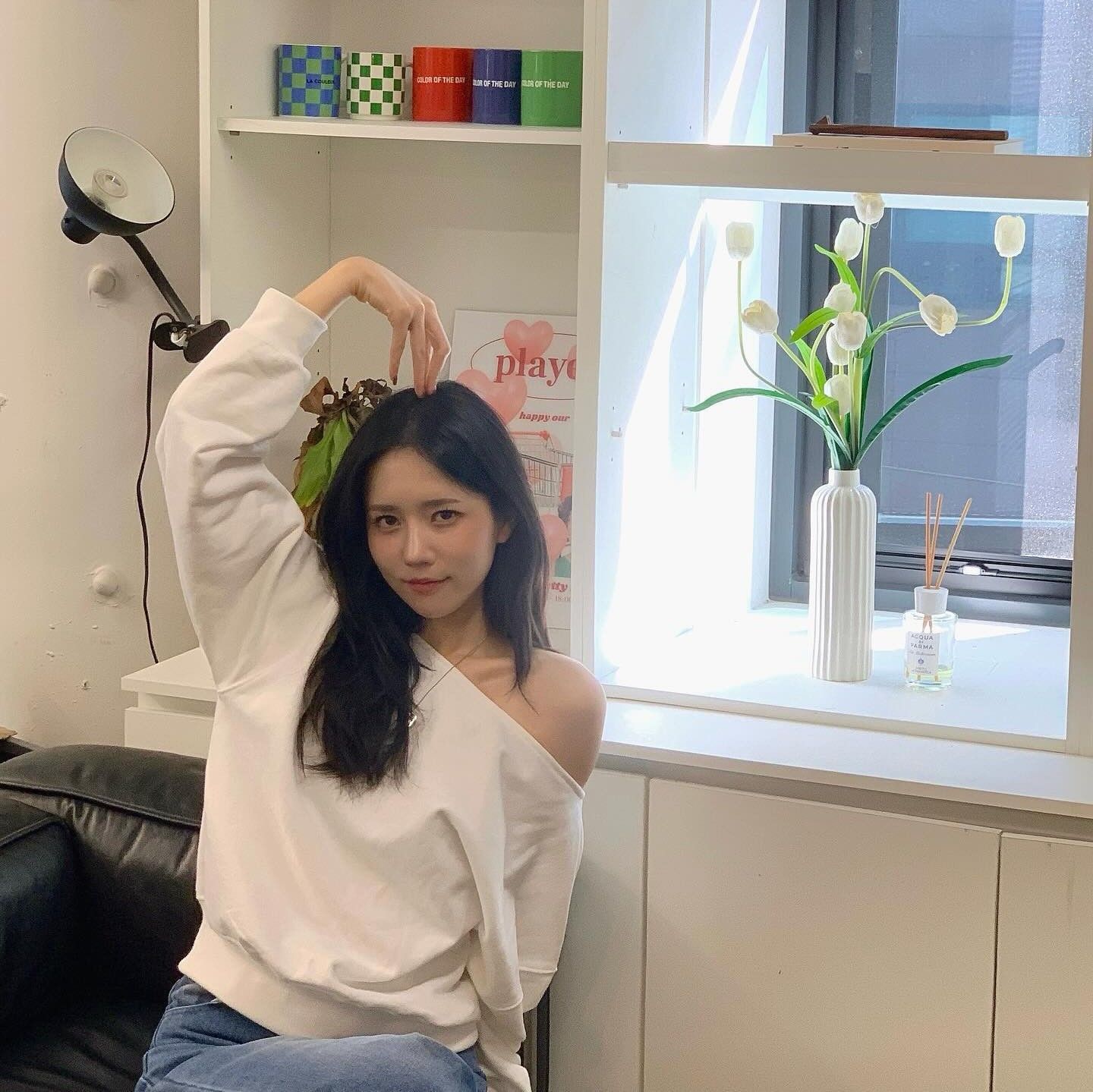 A moment captured by JIN (Lovelyz)'s fan