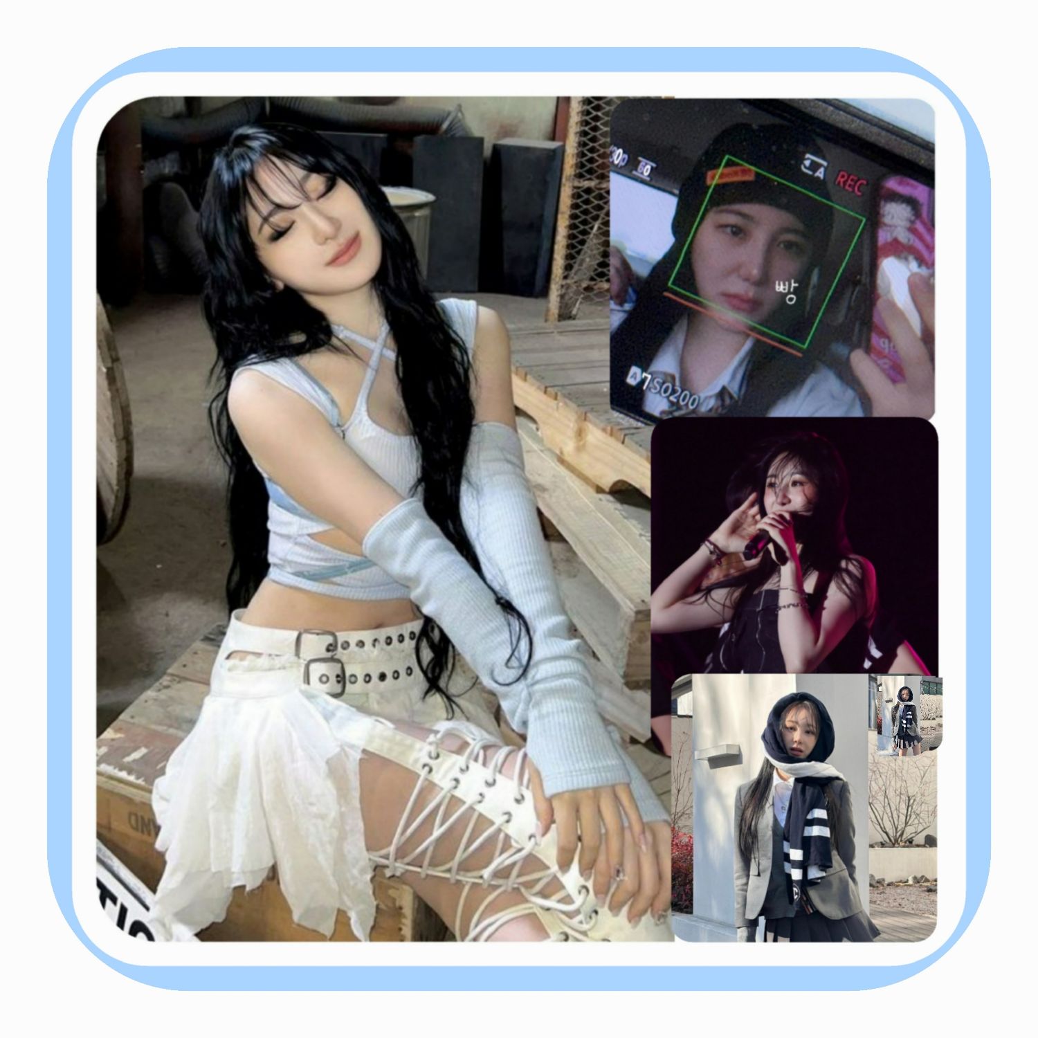 Behind-the-scenes cut of Lee Chaeyeon