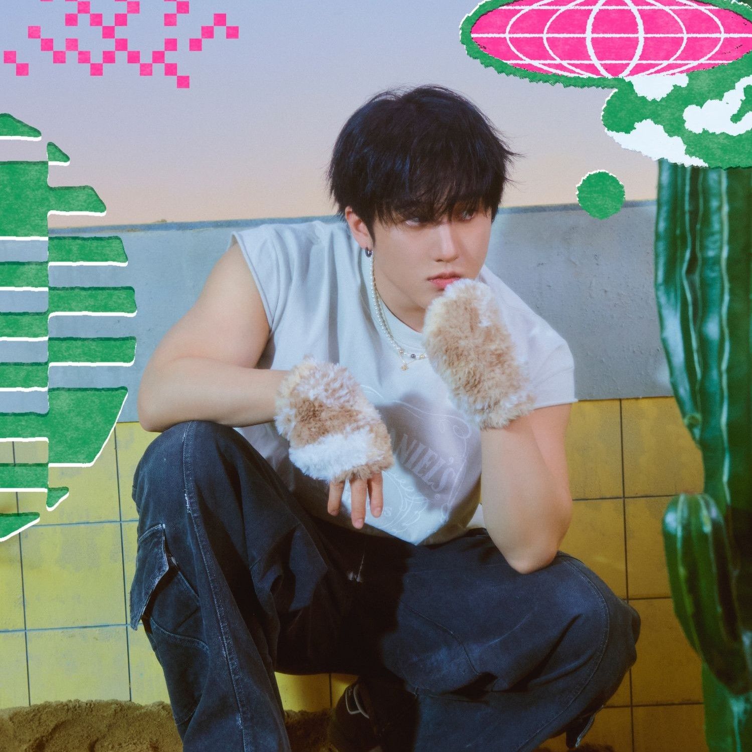 Behind-the-scenes cut of Changbin (Stray Kids)