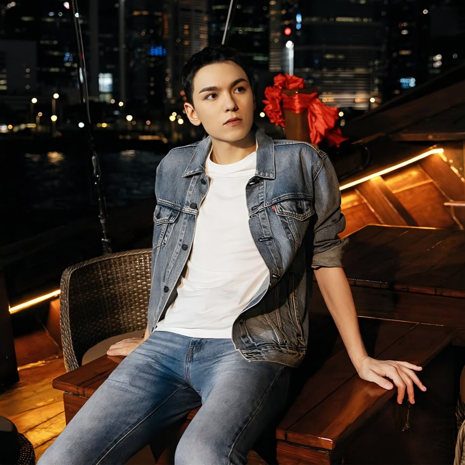 A moment captured by Mingyu (SEVENTEEN)'s fan