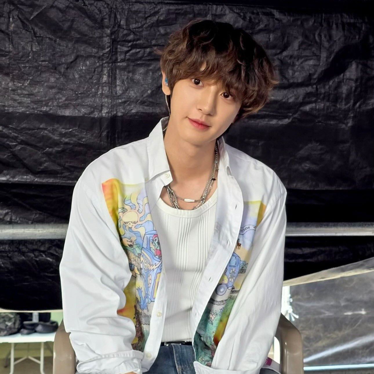 Recent activity shot of Chanyeol (EXO)