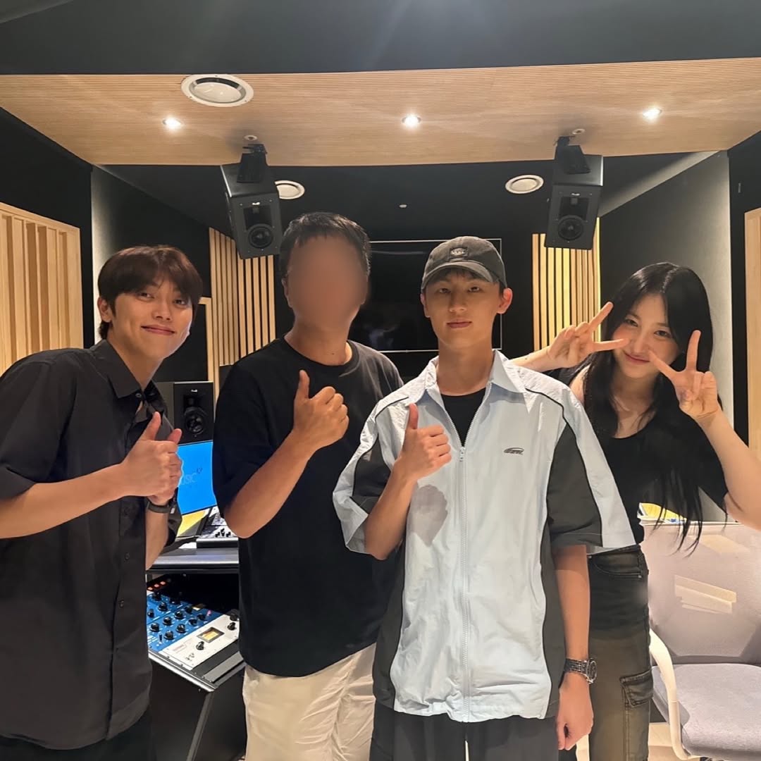 李彩演粉丝拍下的瞬间