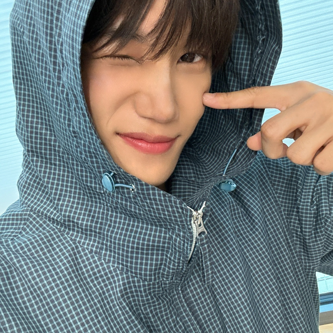 Recent activity shot of Kai (EXO)