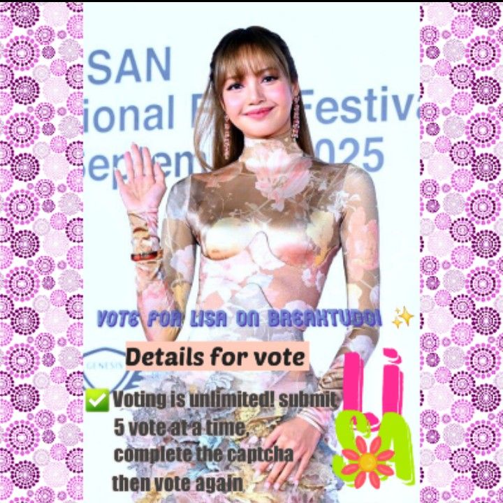 A moment captured by Lisa (BLACKPINK)'s fan