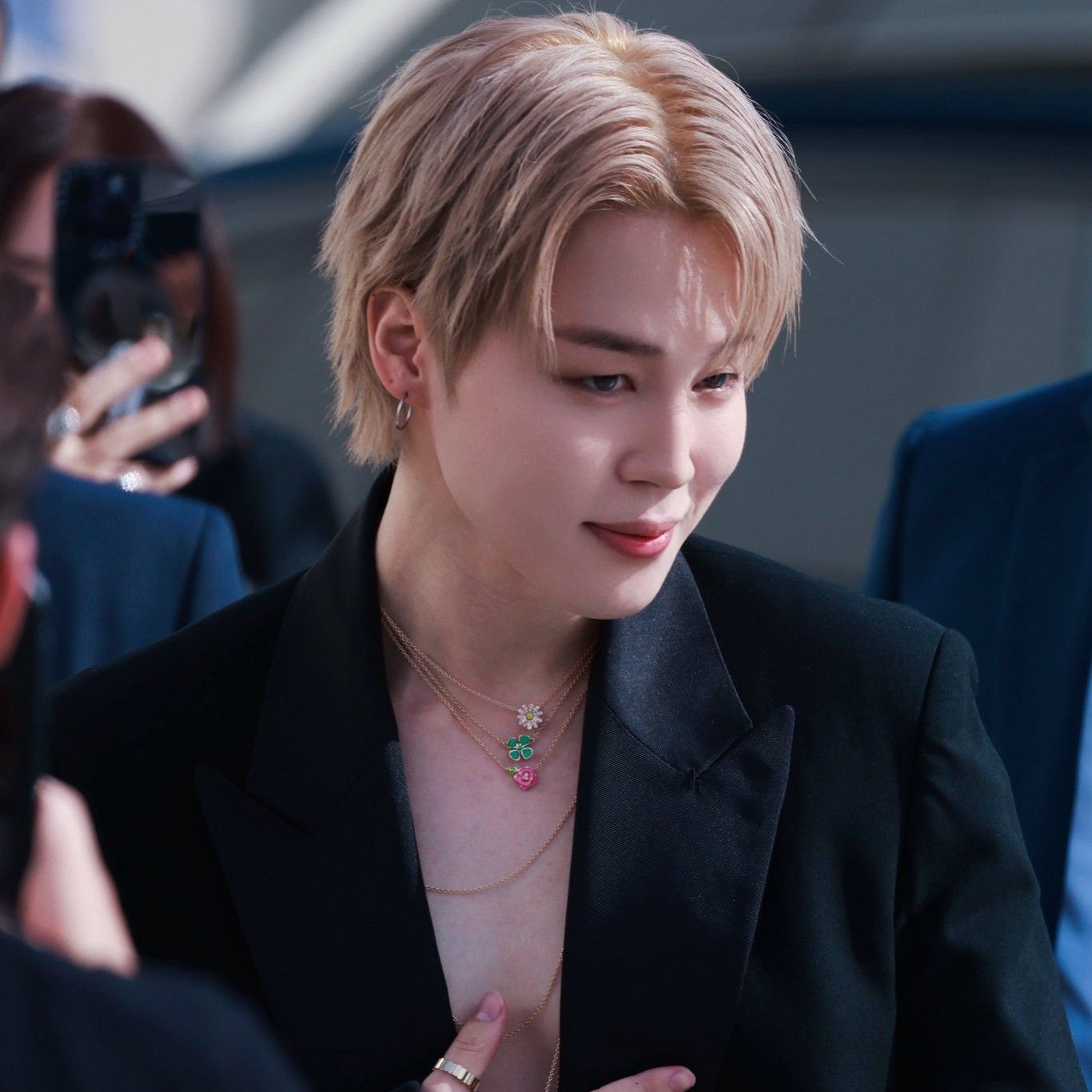 Recent activity shot of Jimin (BTS)