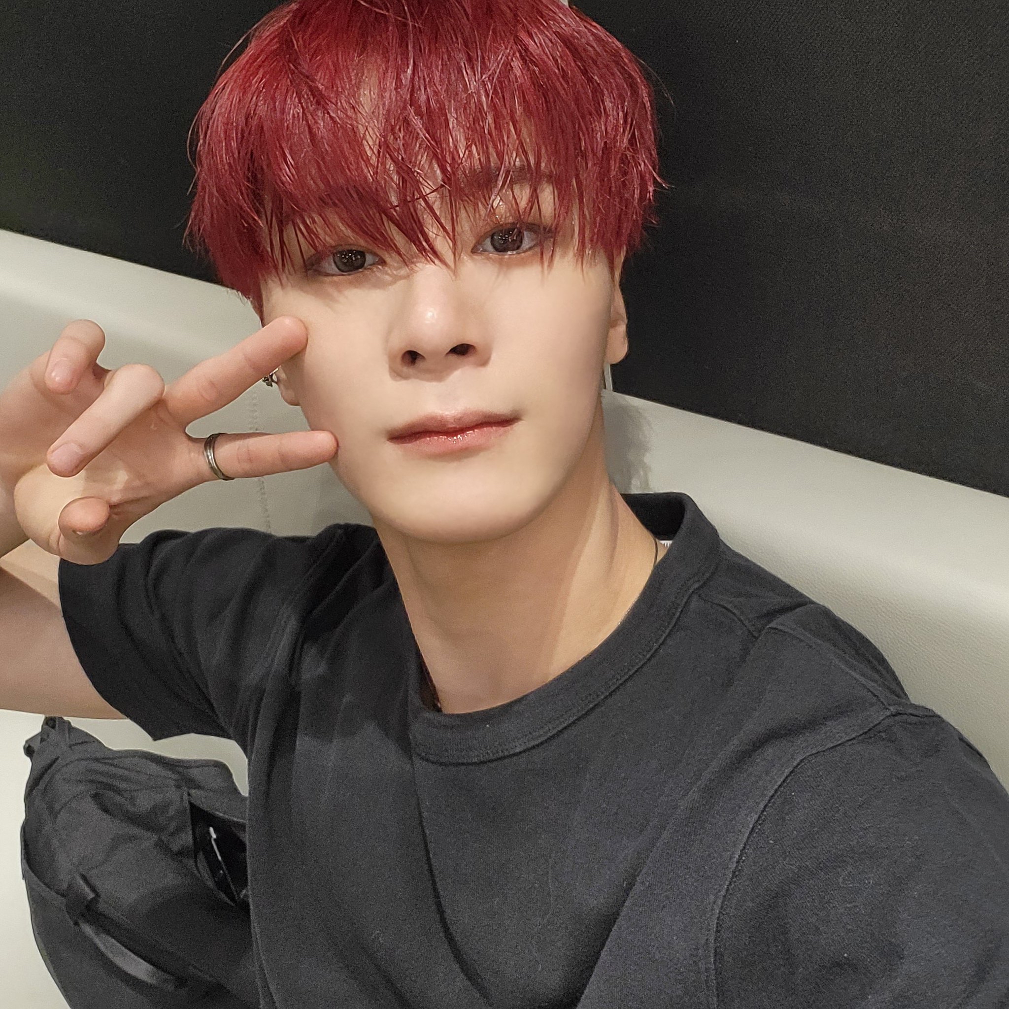 A moment captured by Moonbin (ASTRO)'s fan