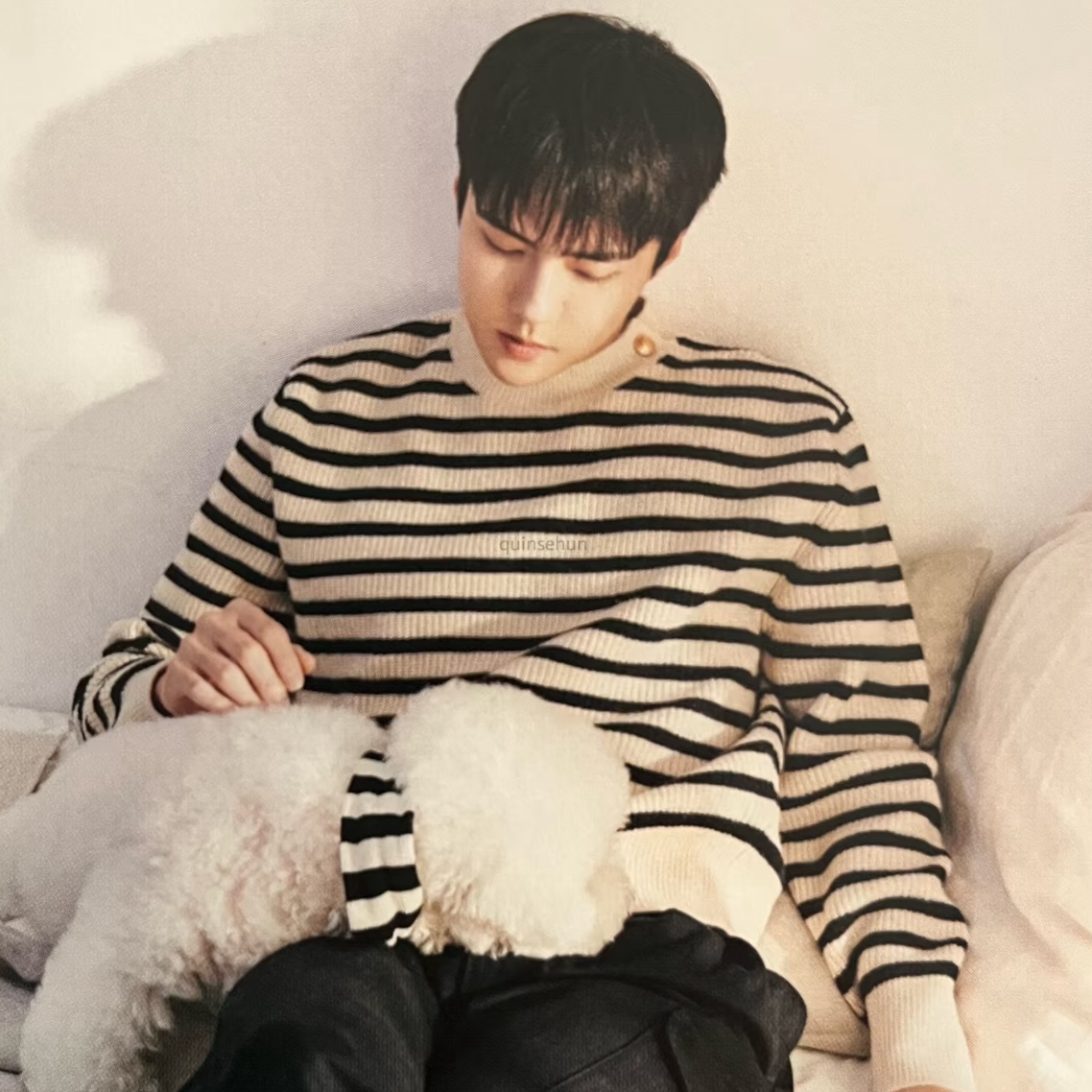 A moment captured by Sehun (EXO)'s fan