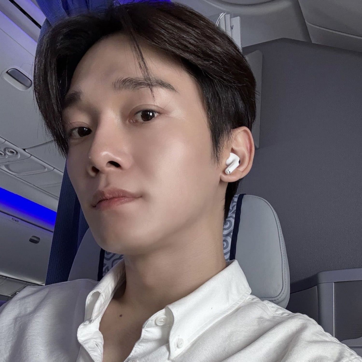 Recent activity shot of Chen (EXO)