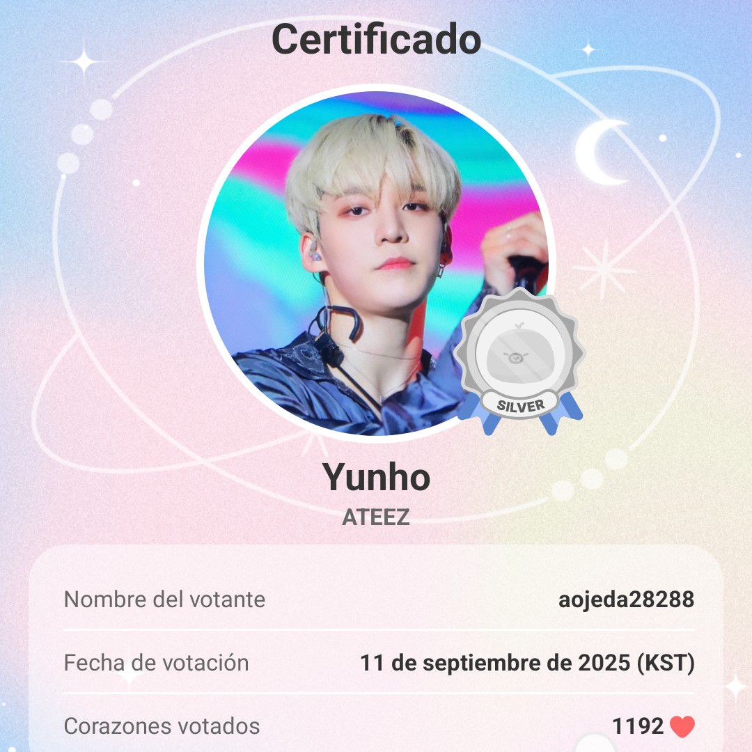 Recent activity shot of Yunho (ATEEZ)