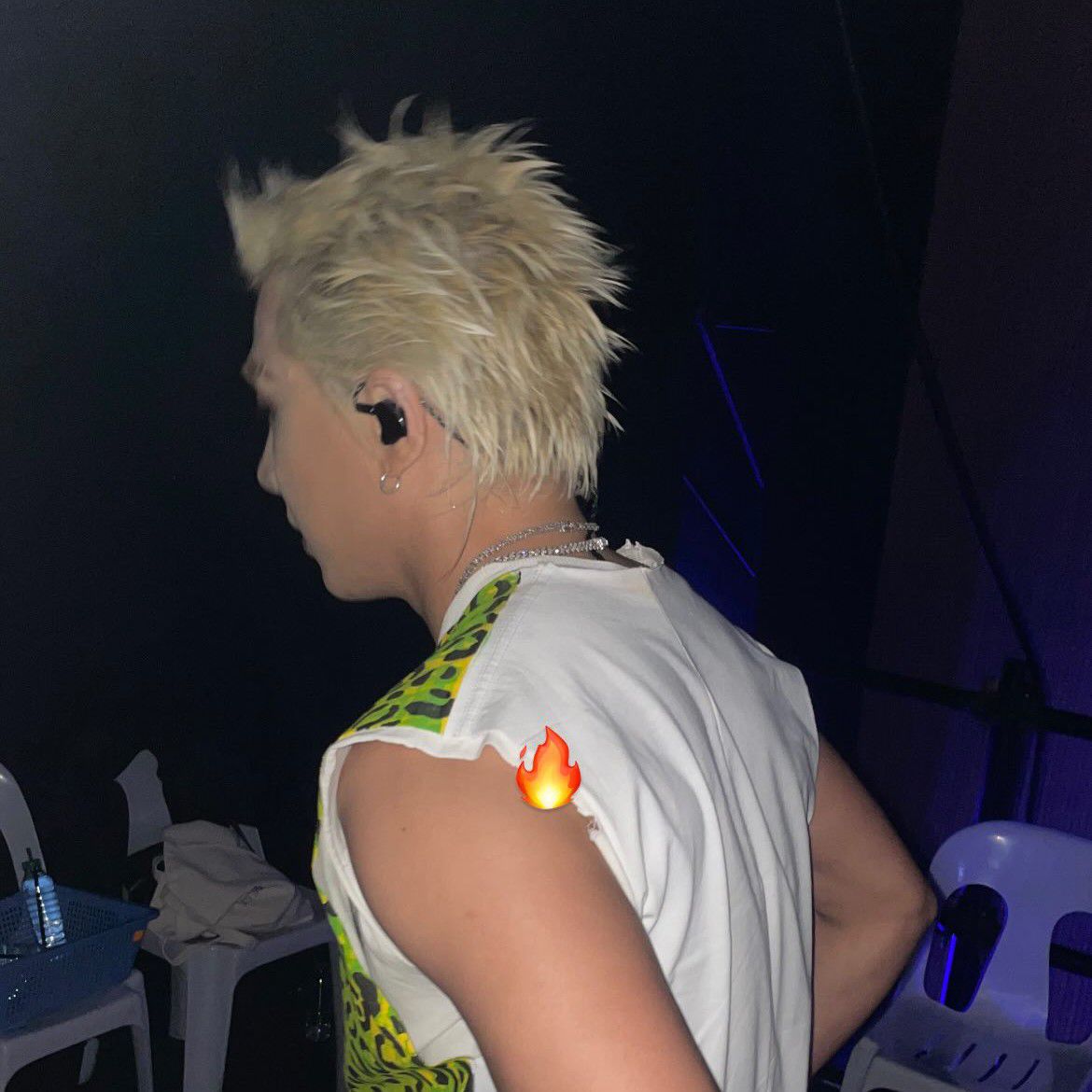 A moment captured by Taeyang (BIGBANG)'s fan