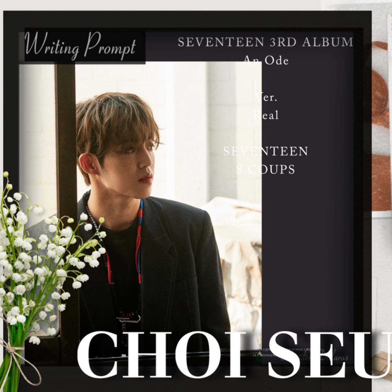 Recent activity shot of S.Coups (SEVENTEEN)