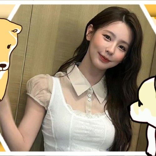 Recent activity shot of Miyeon (i-dle)