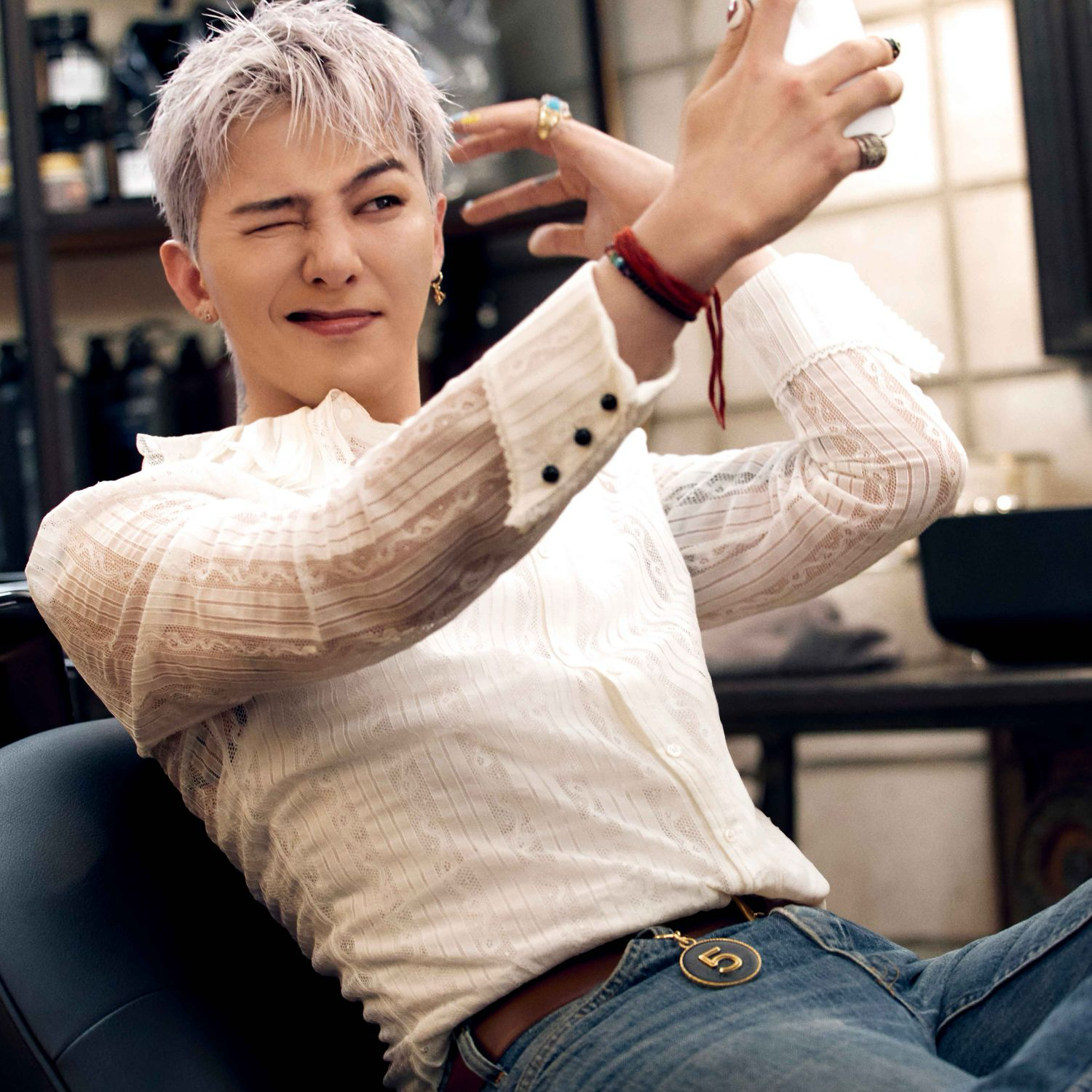 Recent activity shot of G-DRAGON (BIGBANG)