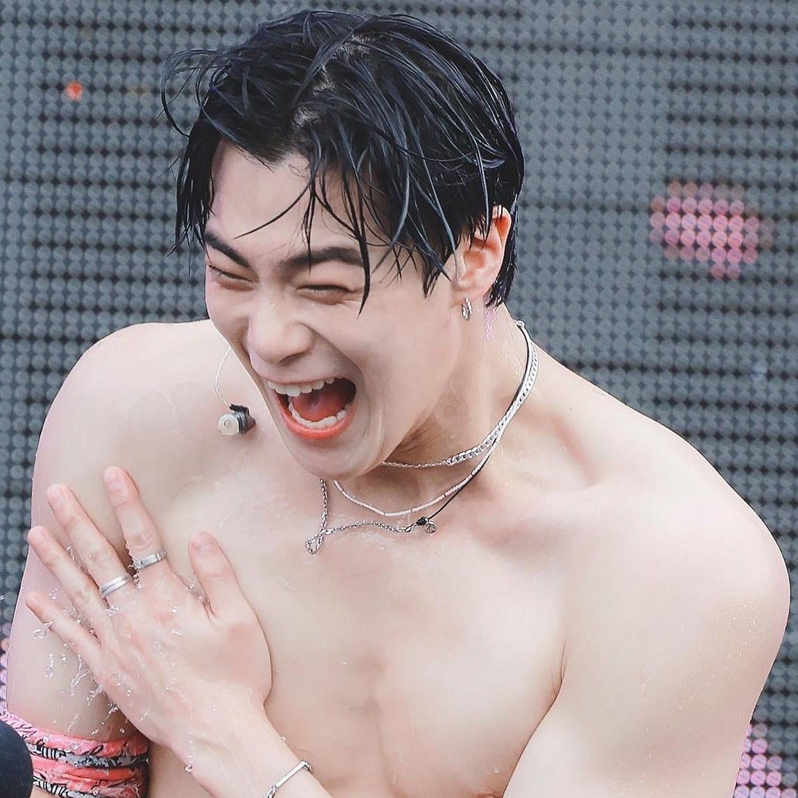 A moment captured by Moonbin (ASTRO)'s fan