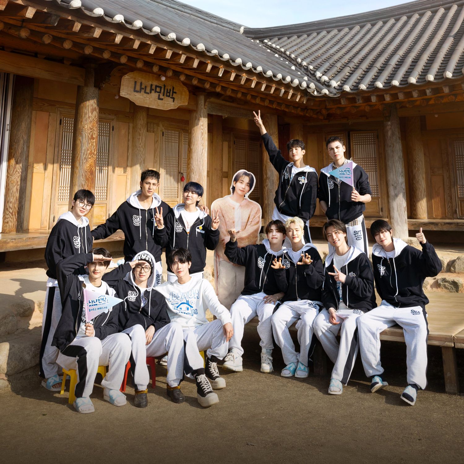 Recent activity shot of SEVENTEEN