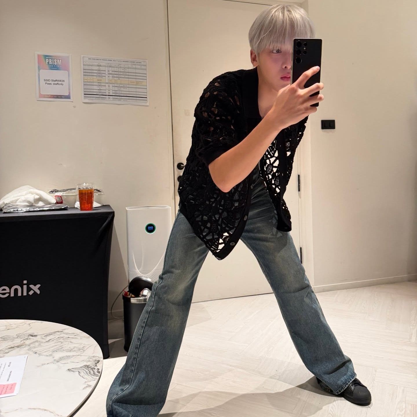 A moment captured by Sanha (ASTRO)'s fan