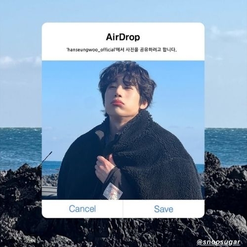 Recent activity shot of Han Seungwoo