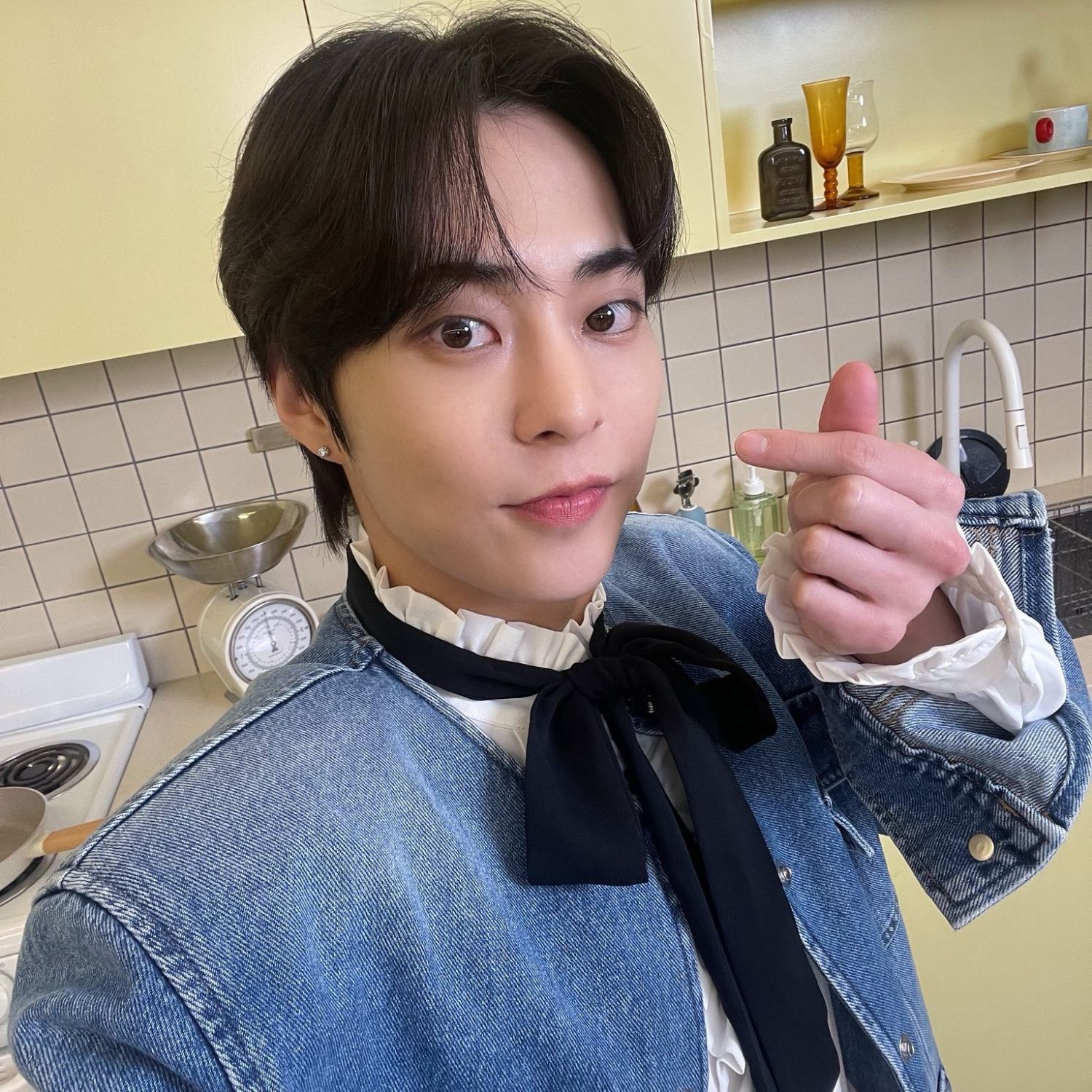 Recent activity shot of Xiumin (EXO)