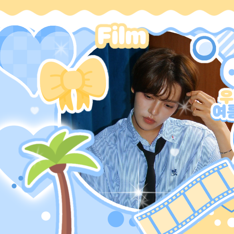 A moment captured by Jang Haneum's fan