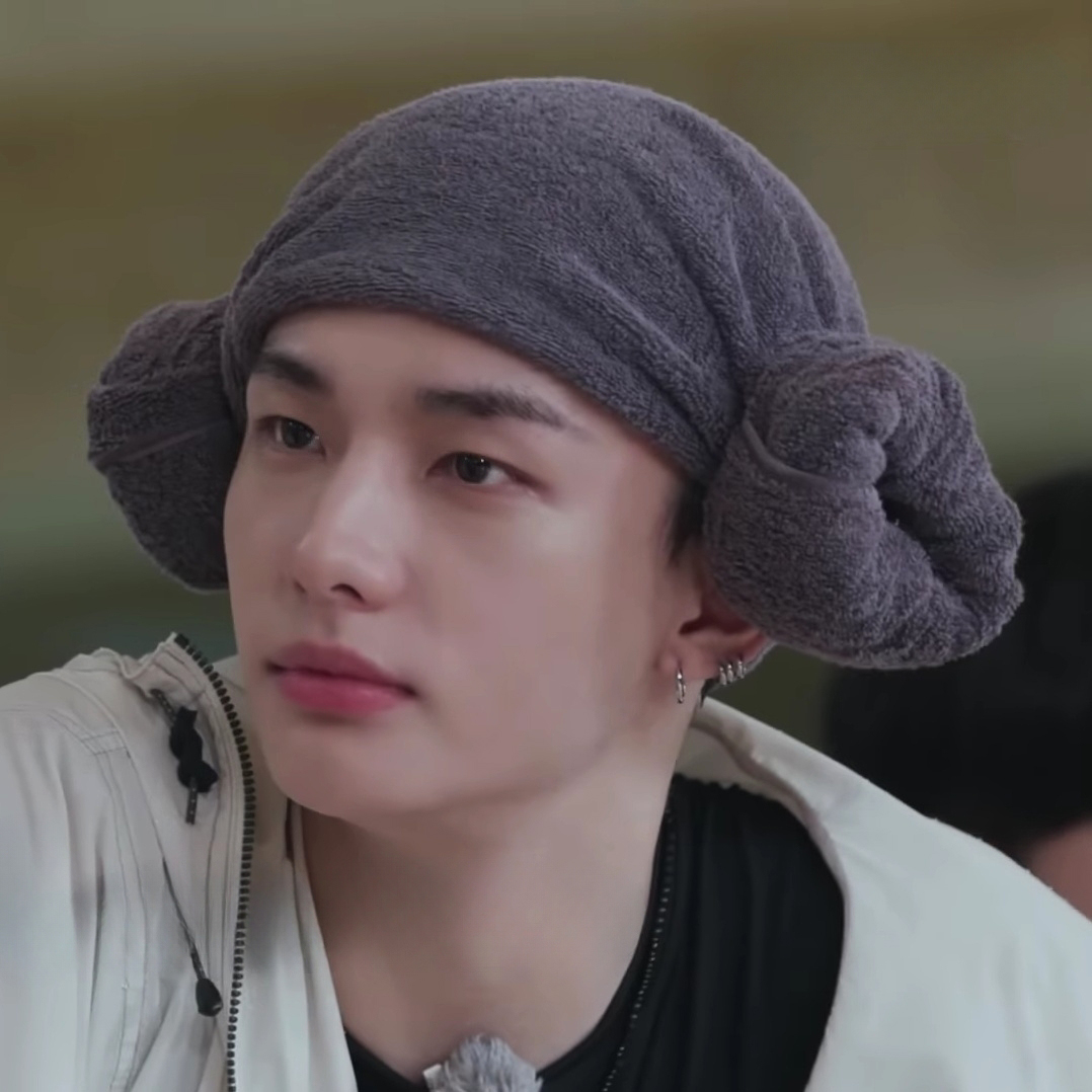 Recent activity shot of Hyunjin (Stray Kids)