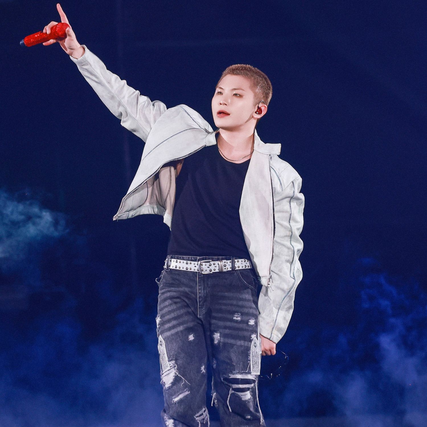 A moment captured by Woozi (SEVENTEEN)'s fan