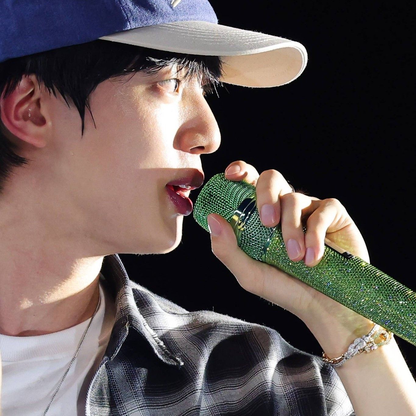Recent activity shot of Jin (BTS)