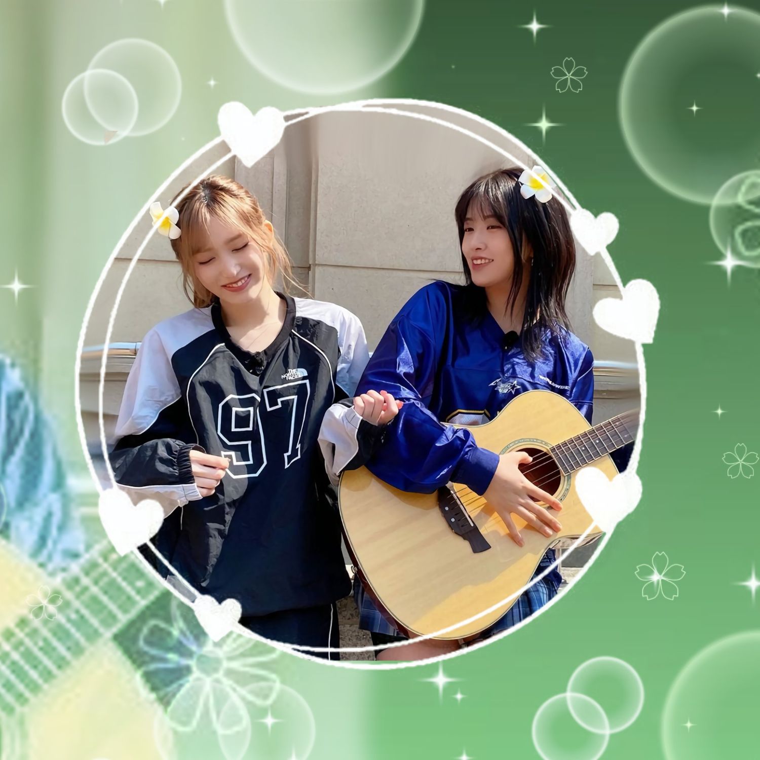 A moment captured by An Yujin (IVE)'s fan