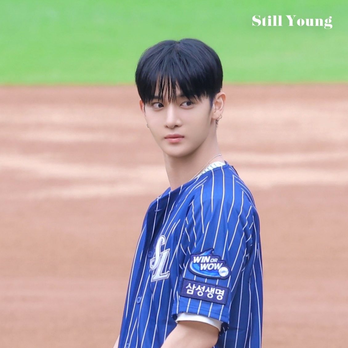 A moment captured by Bae Jinyoung's fan