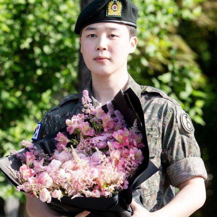 Recent activity shot of Jimin (BTS)