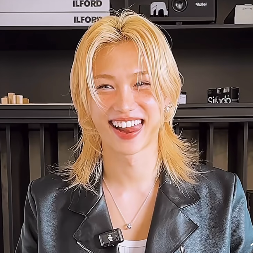 A moment captured by Felix (Stray Kids)'s fan