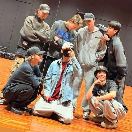 BTSの舞台裏ショット