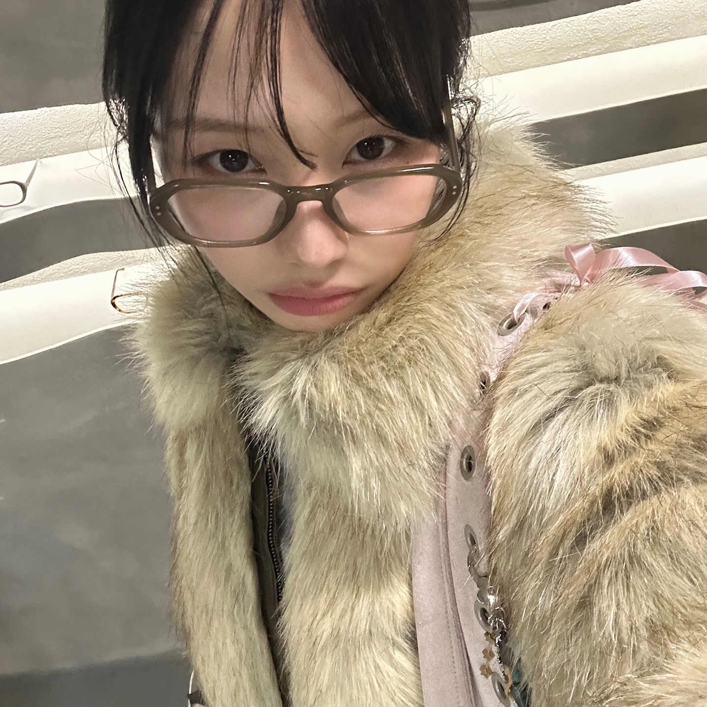 A moment captured by Ryu Sujeong (Lovelyz)'s fan