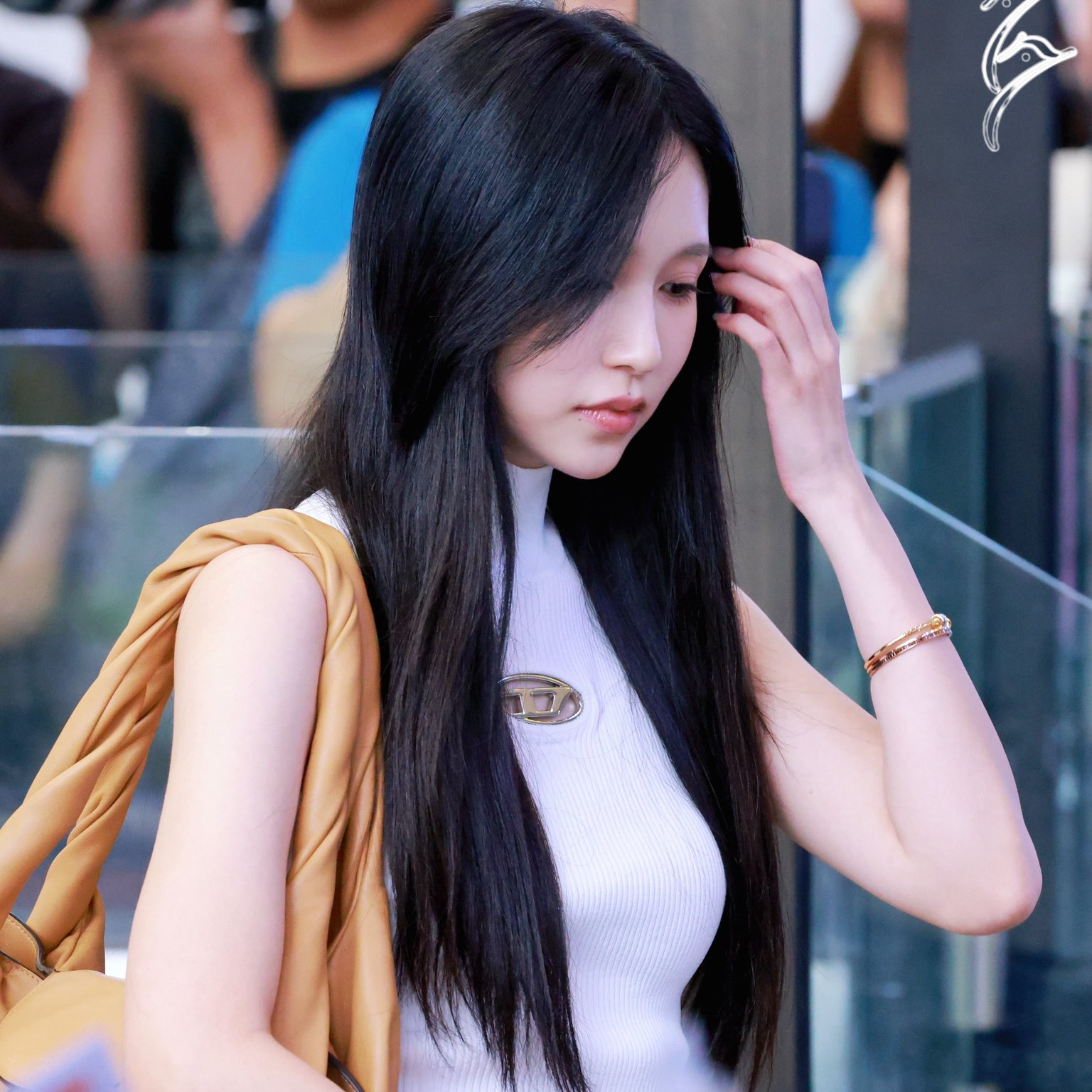Mina (TWICE)粉丝拍下的瞬间